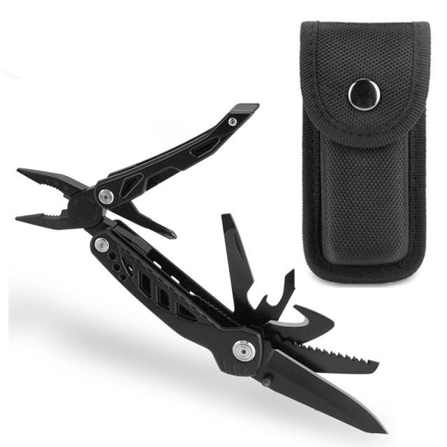 Swiss Multi Tool With Belt Holder. Large Yet Slim, Ergonomic to Carry & Hard Wearing, Essentials Include, Pliers, Screwdrivers, Wire Cutters, Tin & Bottle Opener