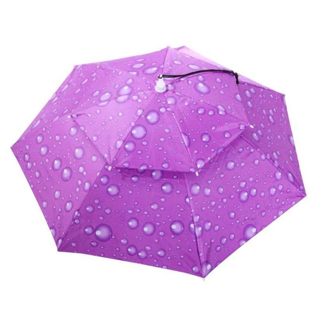 CRAZY BUT BRILLIANT ! Foldable Anti-UV Head Umbrella Ideal for Focused Fishing