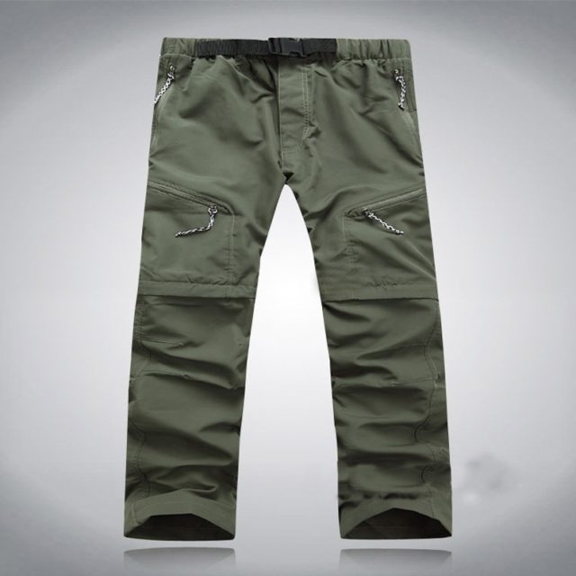 Outdoor Convertible Breathable Nylon Men’s Long & Shorts Hiking Pants