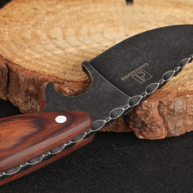 Tactical Camping Knife. Hand Built From High Tensile Stainless Steel & Sustainably Sourced Hardwood. Adult Use Only